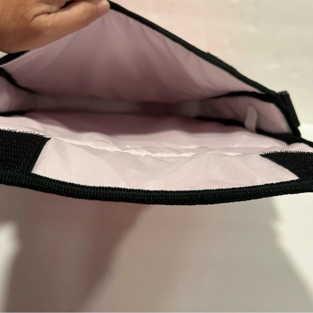 eBags Laptop Messenger Bag, Dual Pockets, Pink Breast Cancer, Adjustable Strap